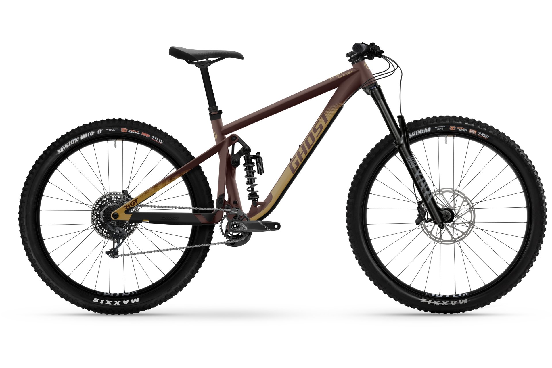 

Горный велосипед Ghost Riot en essential - 29 дюймов - fully, rot | met. rust dark red / light dust - matt