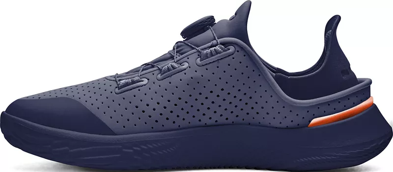 Мужские тренировочные кроссовки Under Armour Auburn Tigers Slipspeed Gear For Sports, темно-синий/белый — фото 4