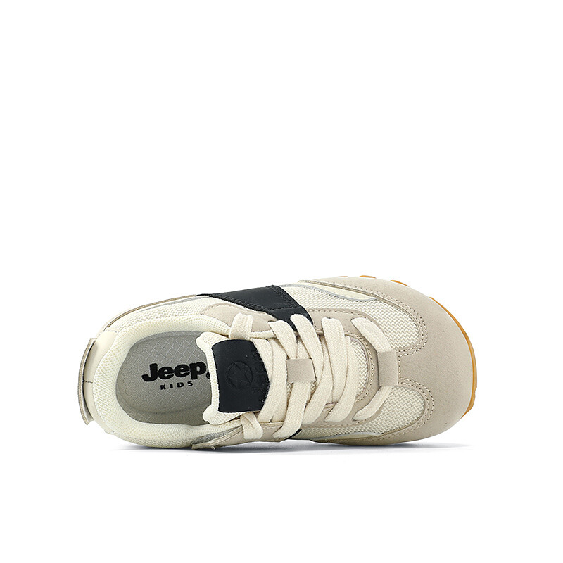 Кроссовки Jeep Kids Lifestyle Shoes Kids Low-top Off White/Black, белый/черный — фото 3
