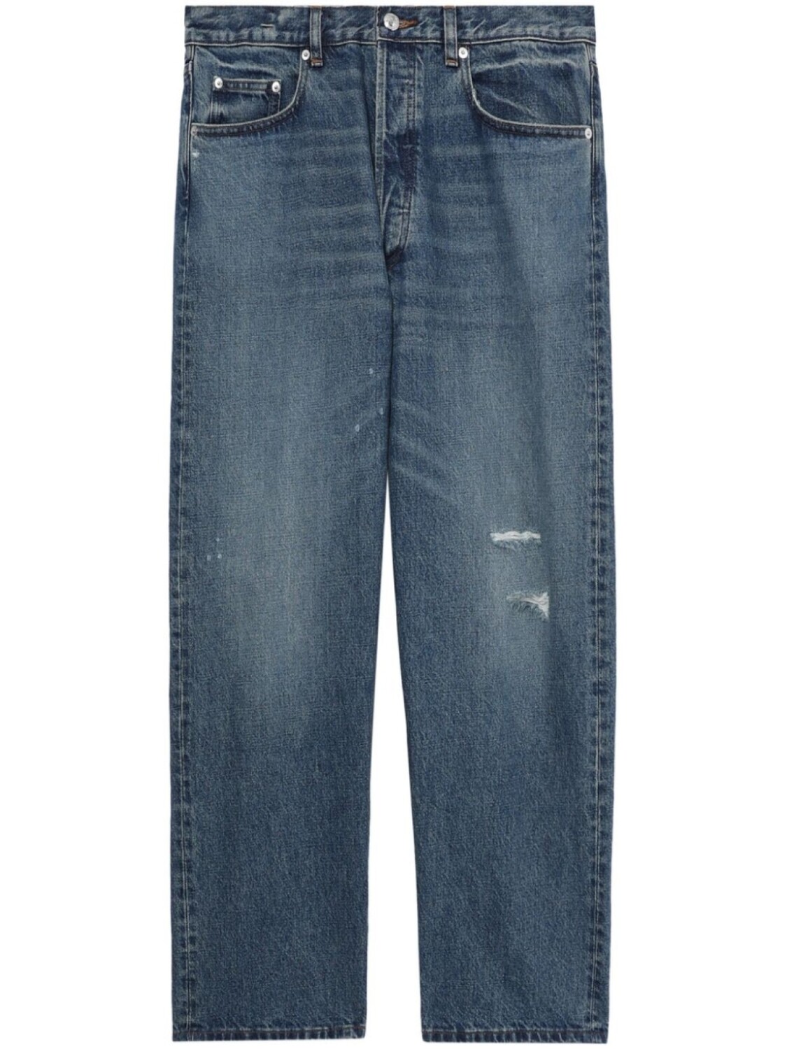 

A.P.C. зауженные джинсы средней посадки, синий