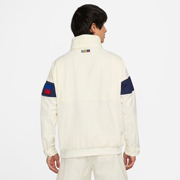 Куртка спортивная одежда переиздание rise pack тканая куртка Nike, белый — фото 2