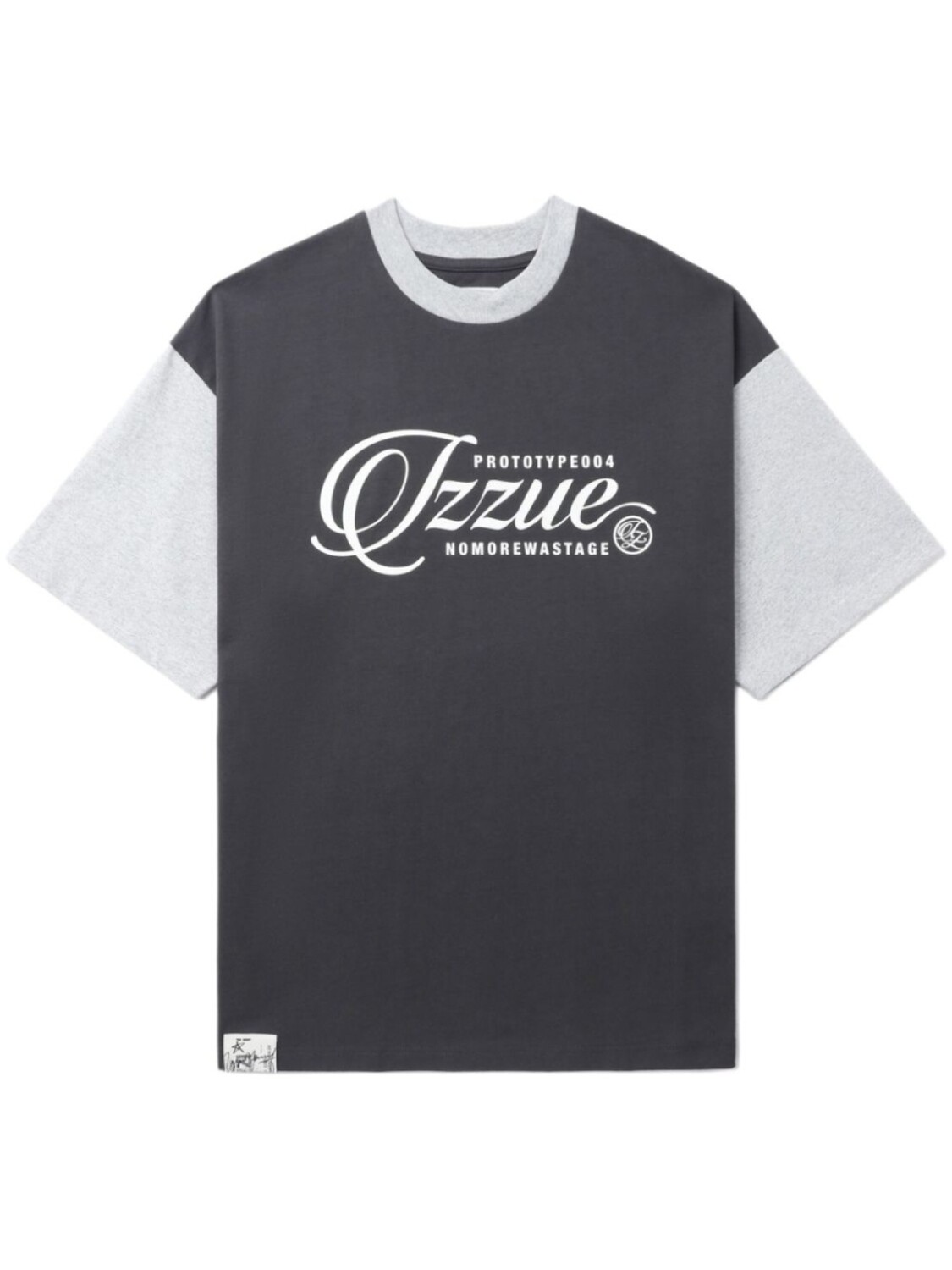 

Футболка с логотипом izzue, серый