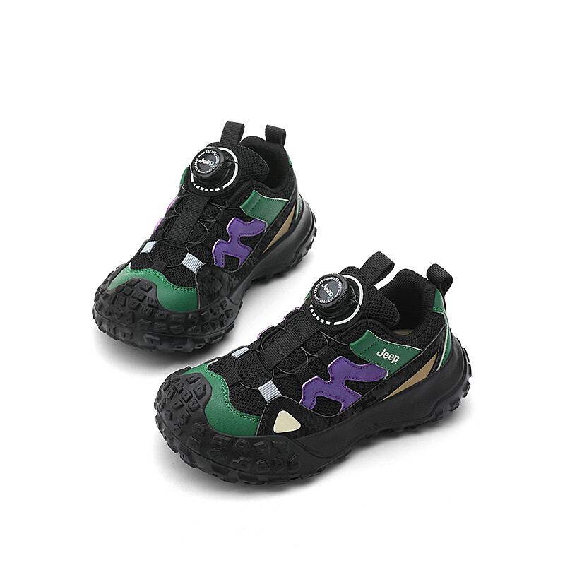 Кроссовки Jeep Kids Lifestyle Shoes Kids Low-top Green, черный — фото 4
