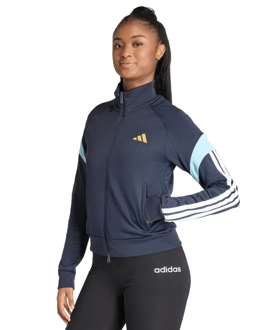 Женская спортивная кофта House of Tiro Adidas, темно-синий