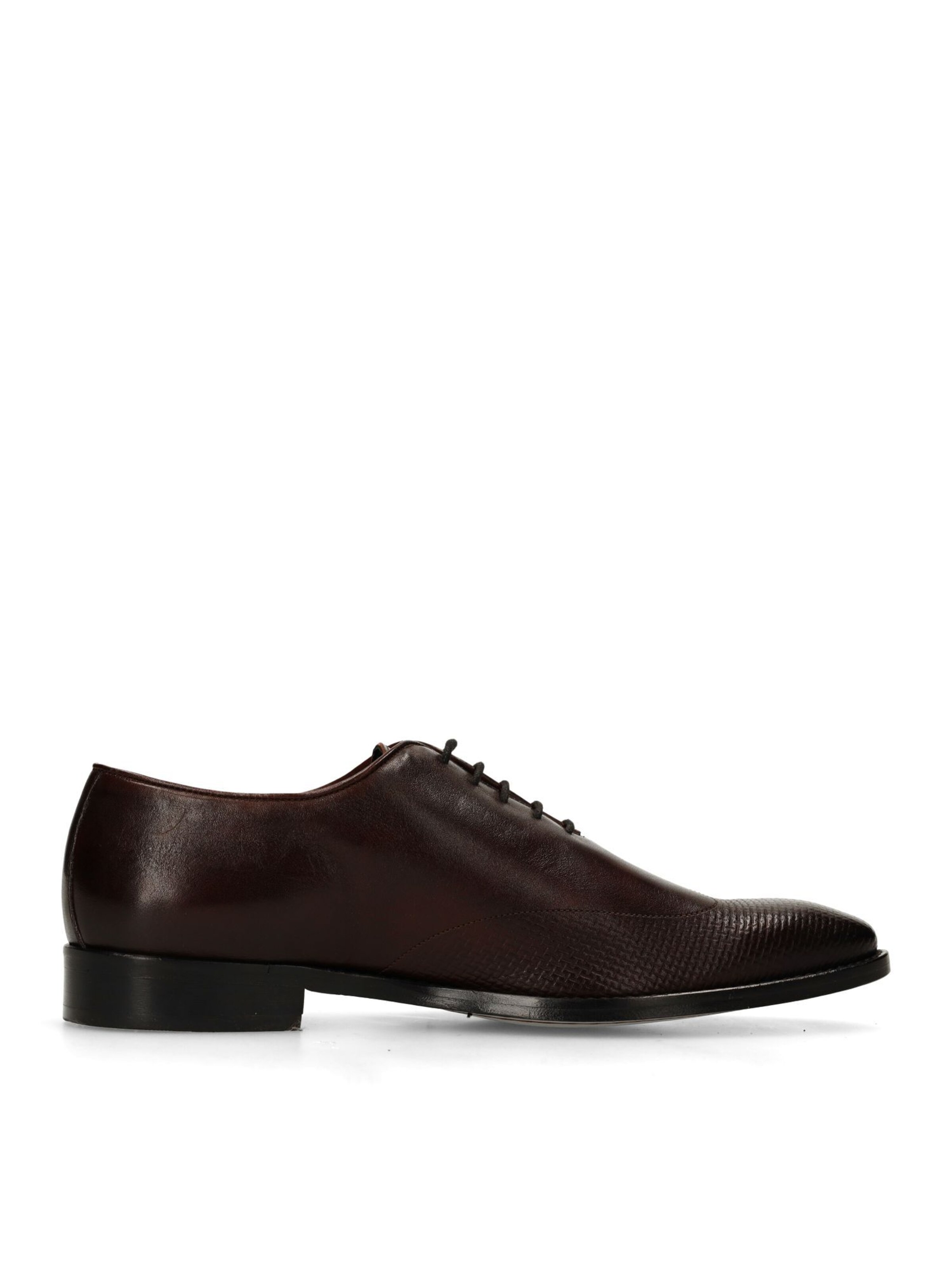 MANFIELD Шнурованные туфли 'Oxford' в цвете Chocolate — фото 4