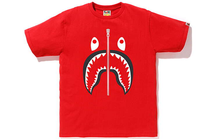 

Футболка Shark Series для мужчин A Bathing Ape, оранжевый