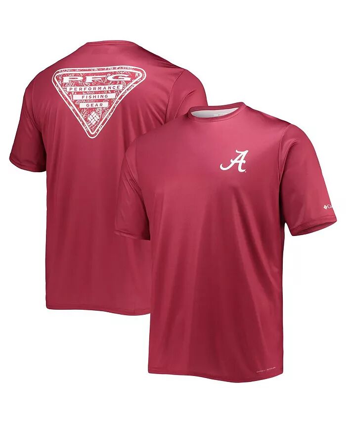 

Футболка мужская Crimson Alabama Crimson Tide Terminal Tackle Omni-Shade Columbia