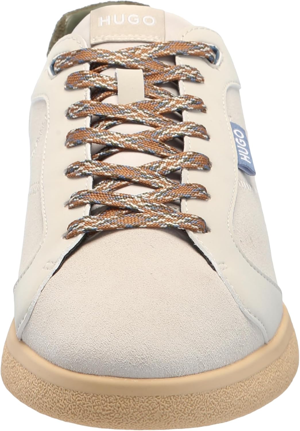 Кроссовки Hugo Mens Two Tone Suede с подошвой Cupsole, Taupe — фото 2