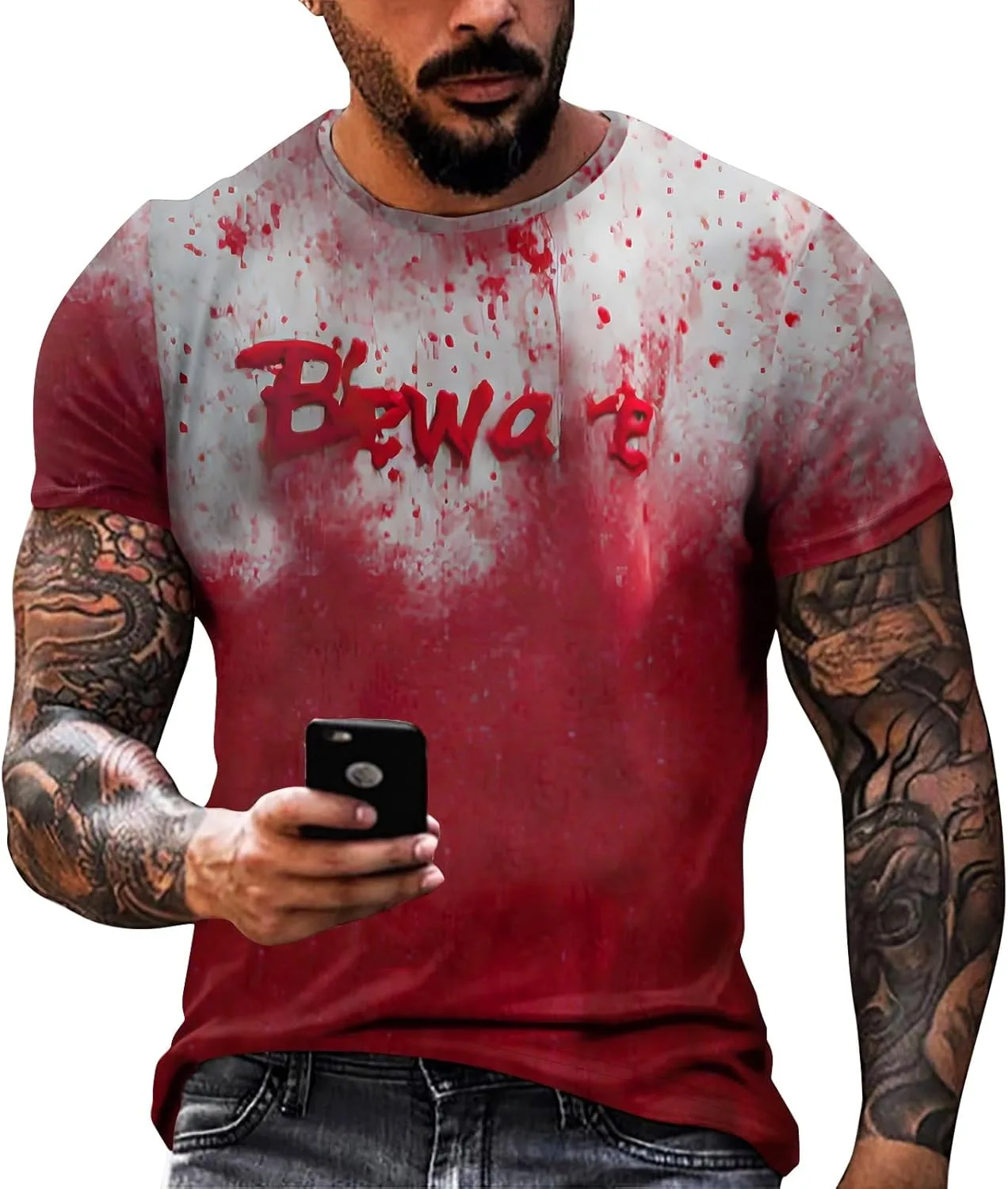 

Мужская футболка с принтом Kvsozwuty