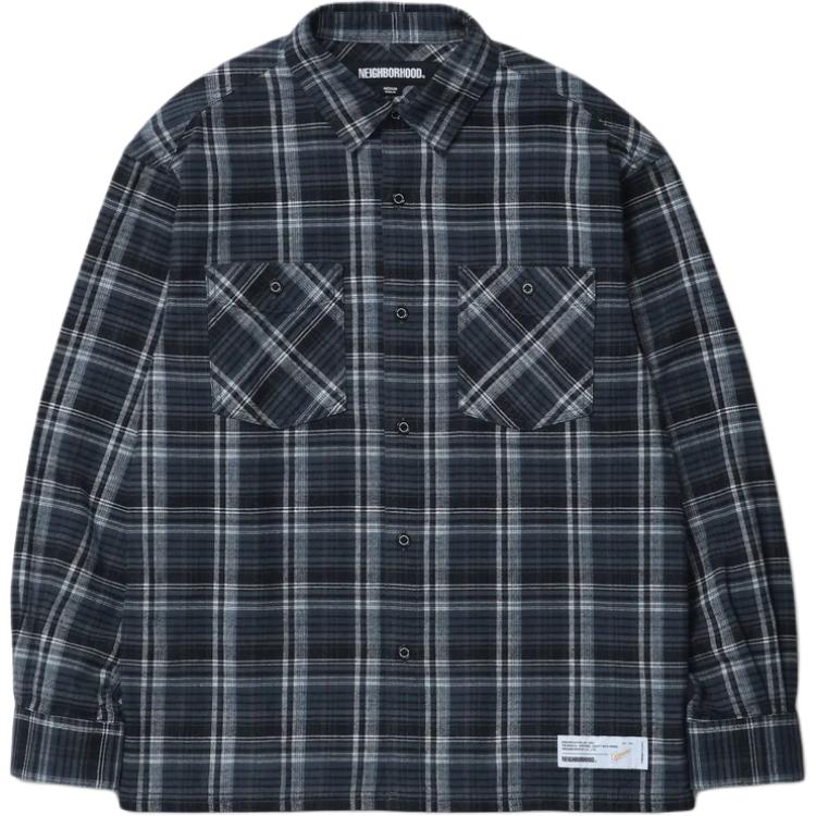 

Рубашка в клетку «тартан клана» Neighborhood, серый