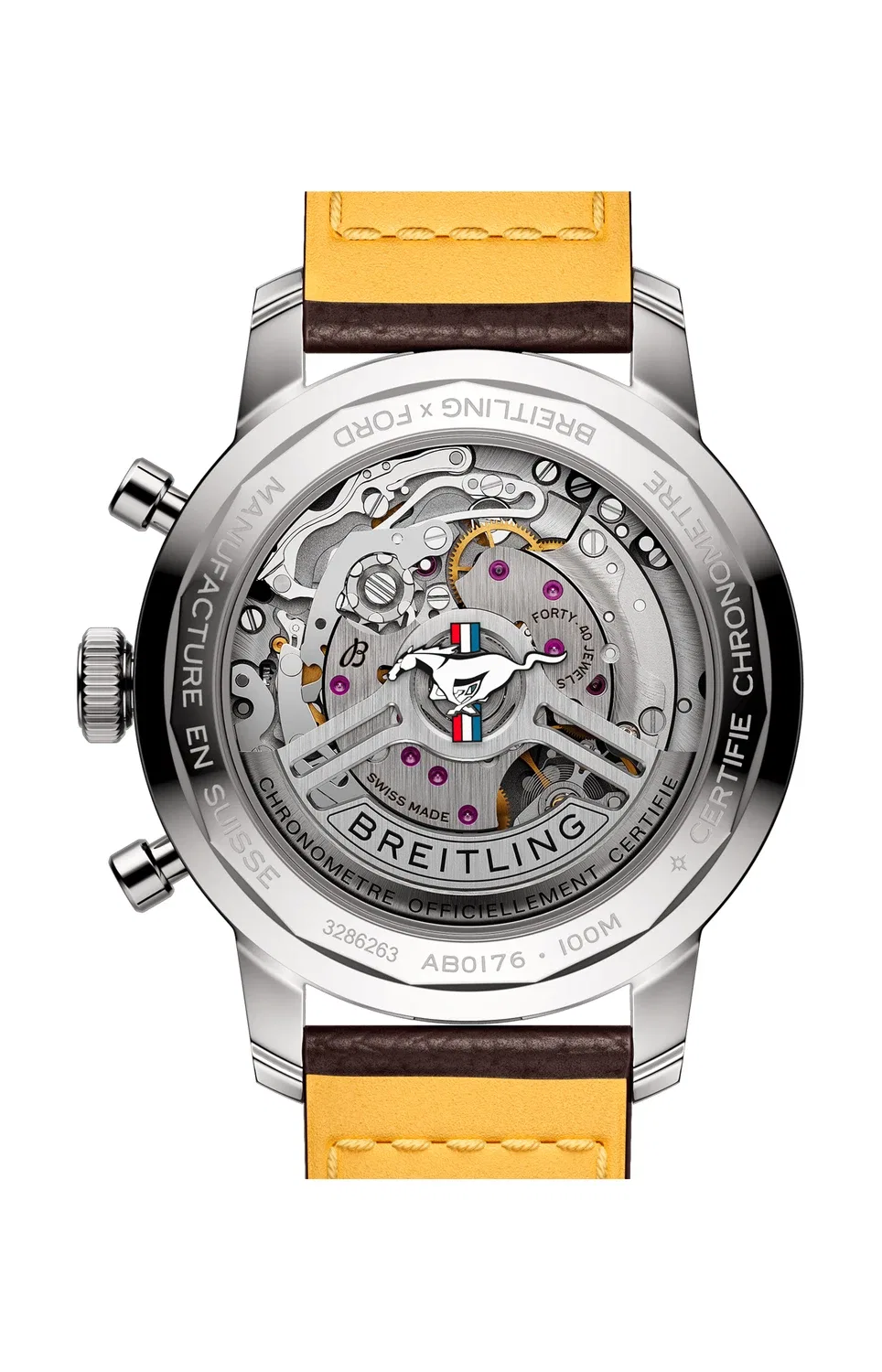 ТОП ТАЙМ B01 ФОРД МАСТАНГ - AB01762A1L1X1 BREITLING, черный — фото 2