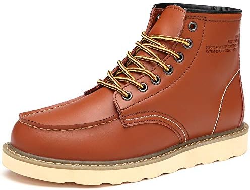 

Дышащие нескользящие мужские ботинки на флисовой подкладке с высоким берцем - отлично подходят для зимних уличных мероприятий Azttoztto, хаки