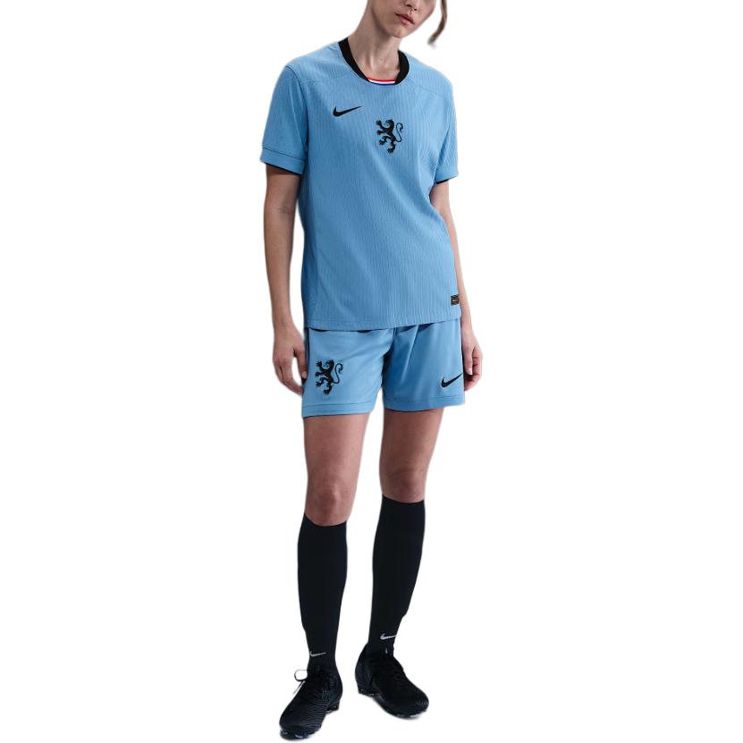 

Футболка Netherlands 2025 Stadium Away Women's Team Women's Dri FIT Soccer Replica Nike, светло-голубой