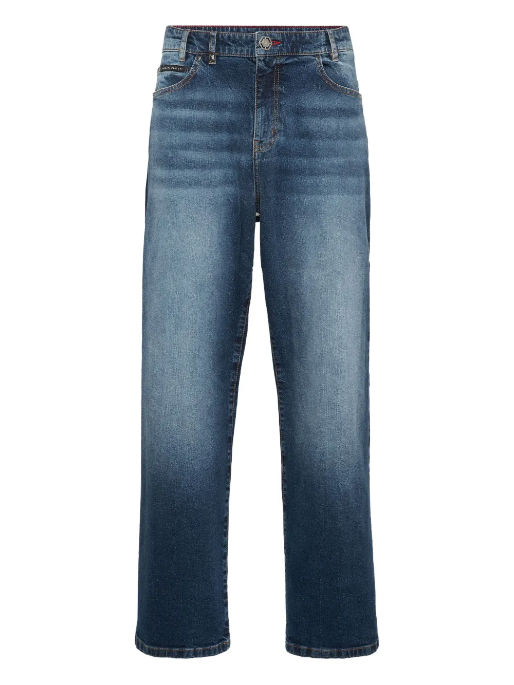 

Джинсы Beach Boy Fit Greatness с вышитым логотипом Philipp Plein, синий