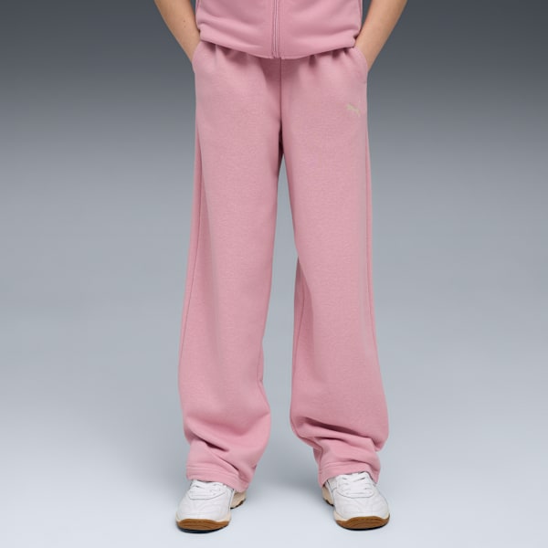 

Широкие спортивные штаны для больших детей Puma Wardrobe Essentials, розовый