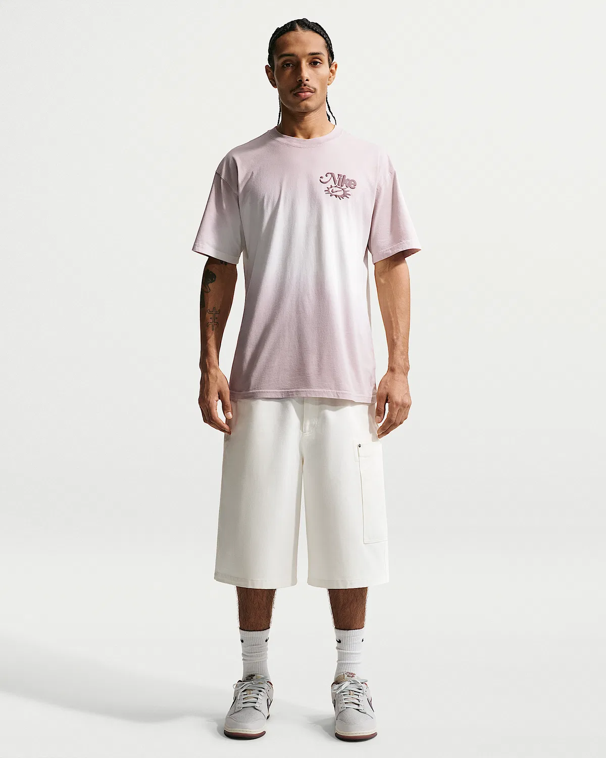 Футболка Nike Sportswear, Sail/Moon Particle — фото 4