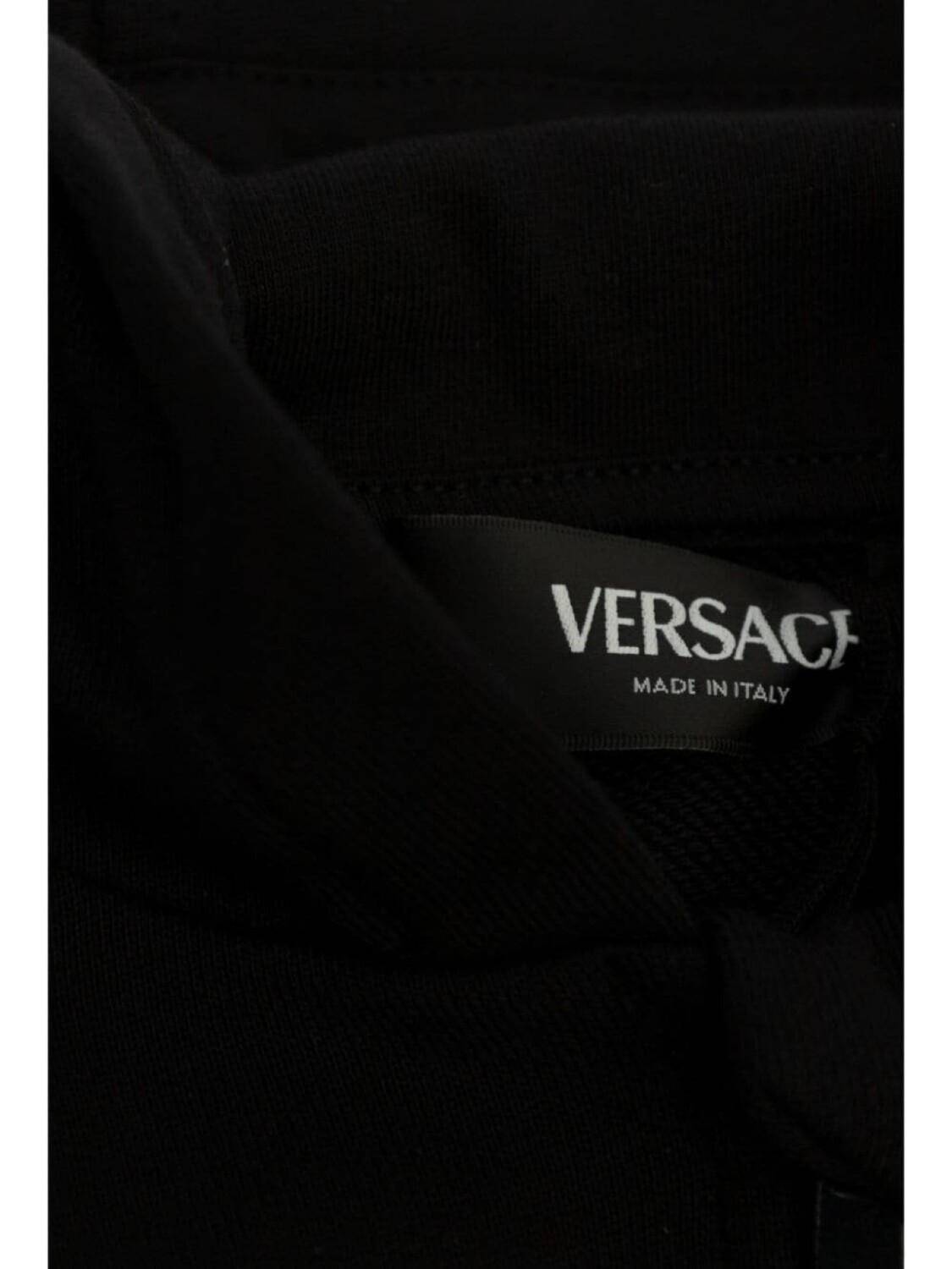 

Versace Kids худи на молнии с вышитым логотипом, черный