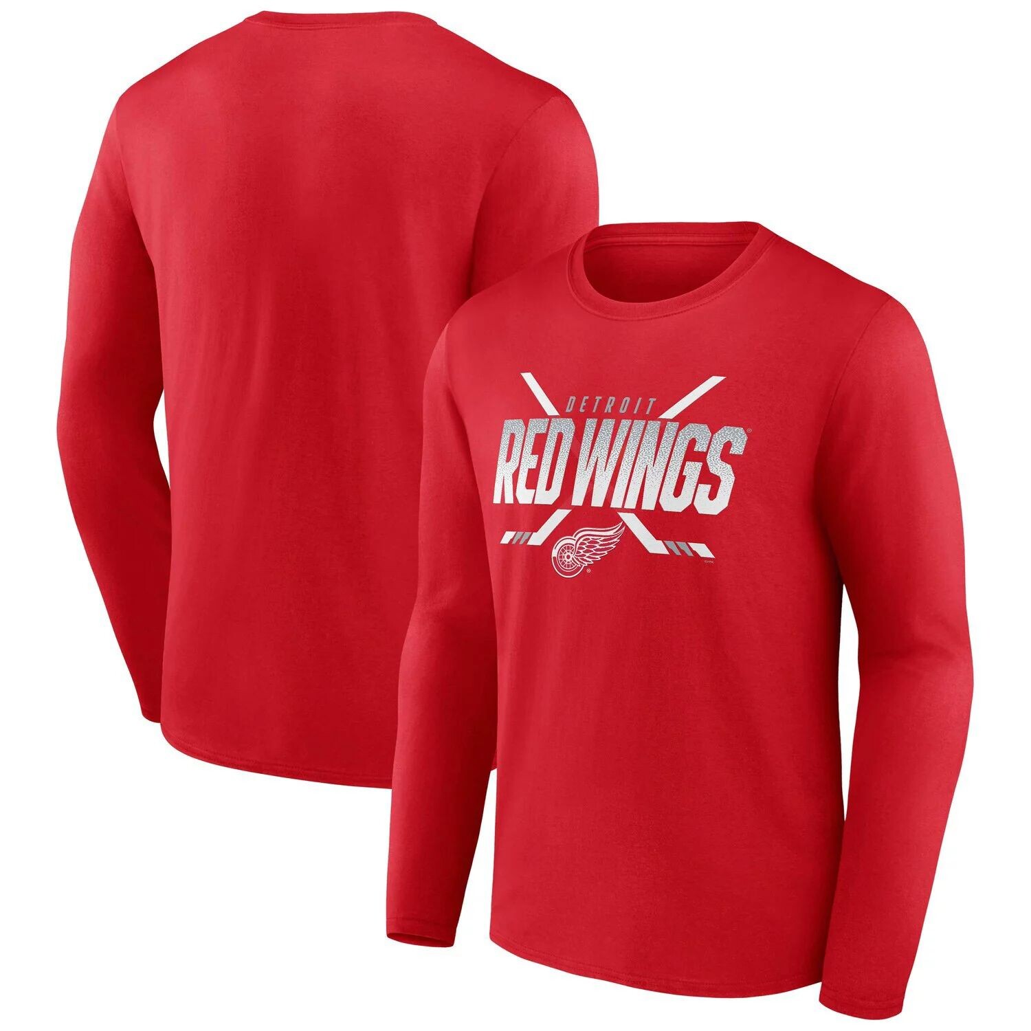 

Мужская красная футболка с длинным рукавом с логотипом Detroit Red Wings Covert Fanatics, Красный, Мужская красная футболка с длинным рукавом с логотипом Detroit Red Wings Covert Fanatics