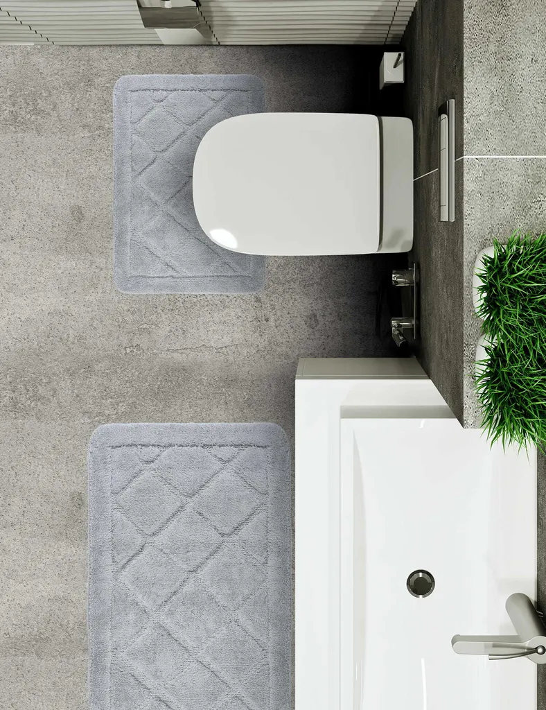 

Коврик для ванной E-floor, серый
