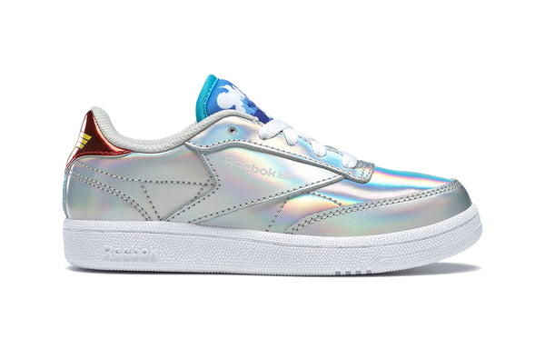 Кроссовки wonder woman 1984 x club c 85 'air flight' Reebok, серебряный — фото 2