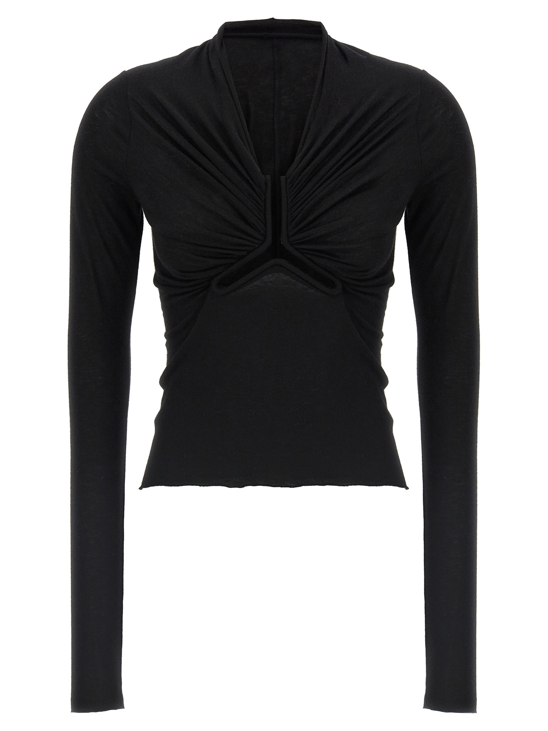 

Свитер 'Allanah Ls T' Rick Owens, черный