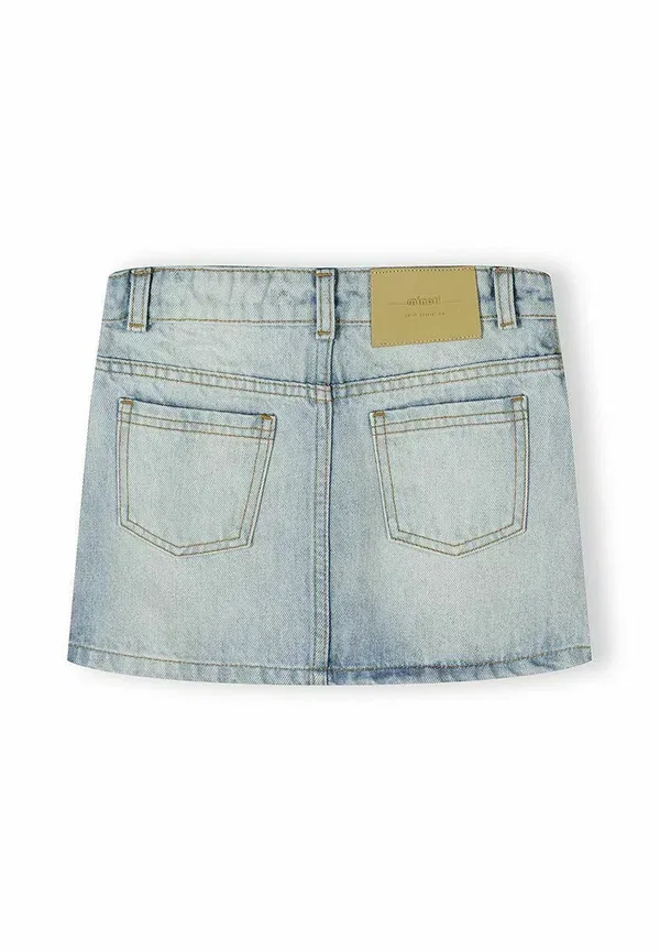 Юбка джинсовая Minoti Classic five pocket, светло-голубой деним — фото 2