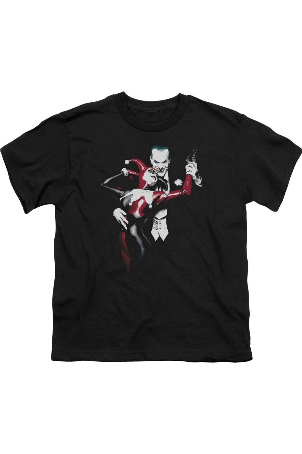 

Футболка с коротким рукавом для детей Batman, Harley и Joker Gildan, черный