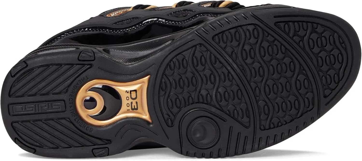 Кроссовки для скейтбординга D3 2001 Osiris, 25 Years/Black/Gold — фото 3