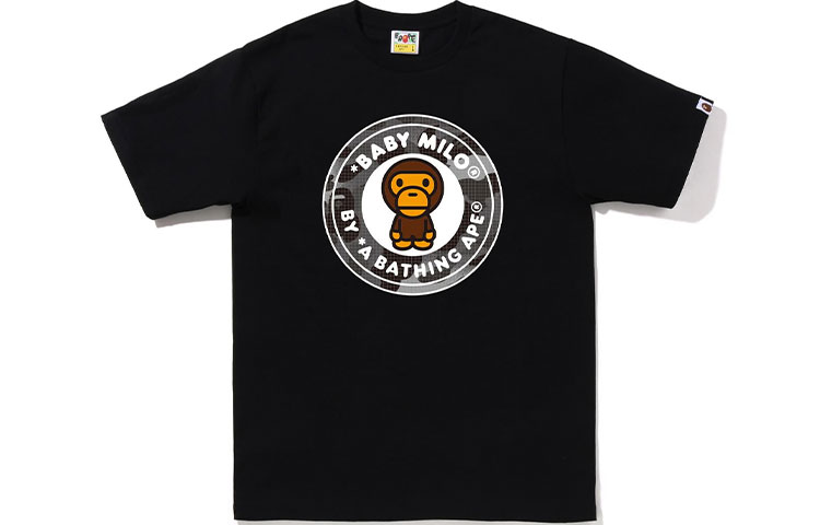 

Футболка Bape Milo Busy Works A BATHING APE, белый/серый