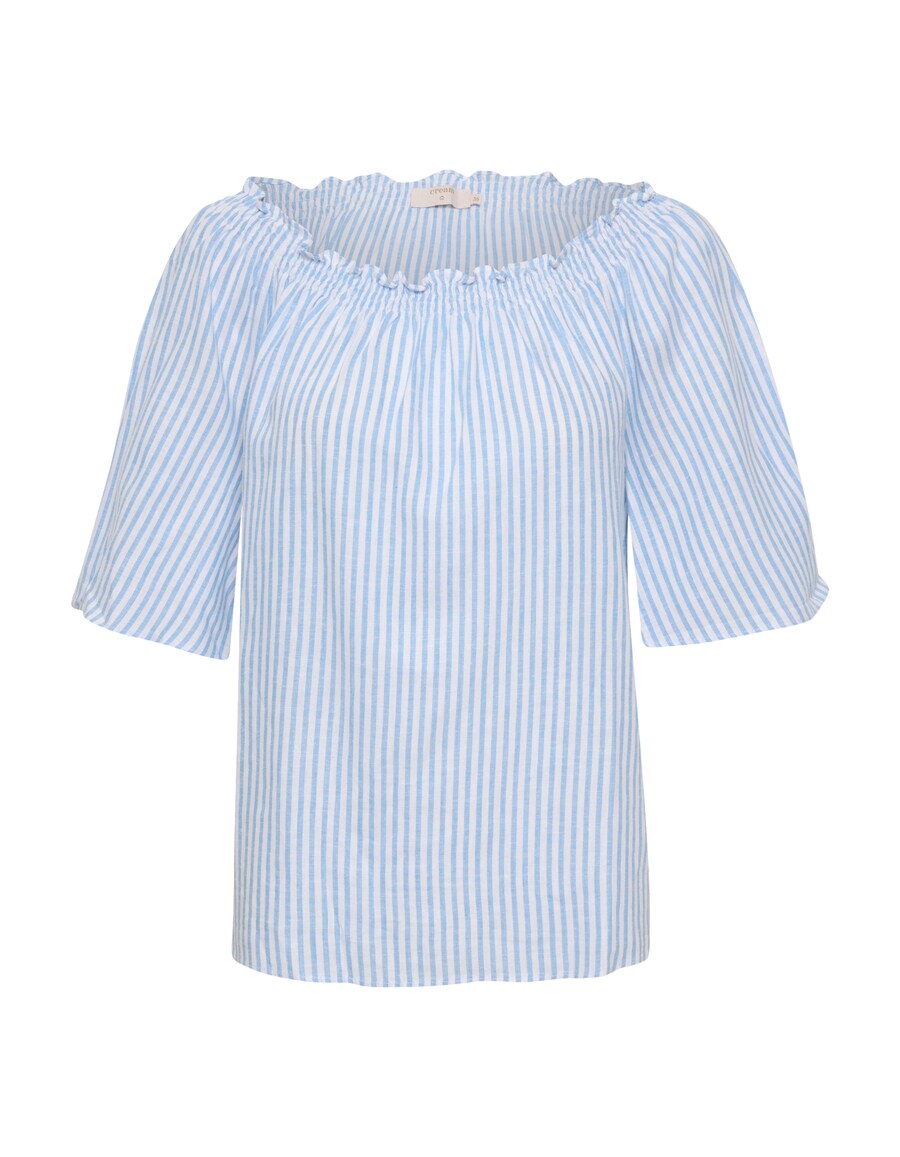 

Блузка с коротким рукавом Cream Blouse Venta, светло-синий