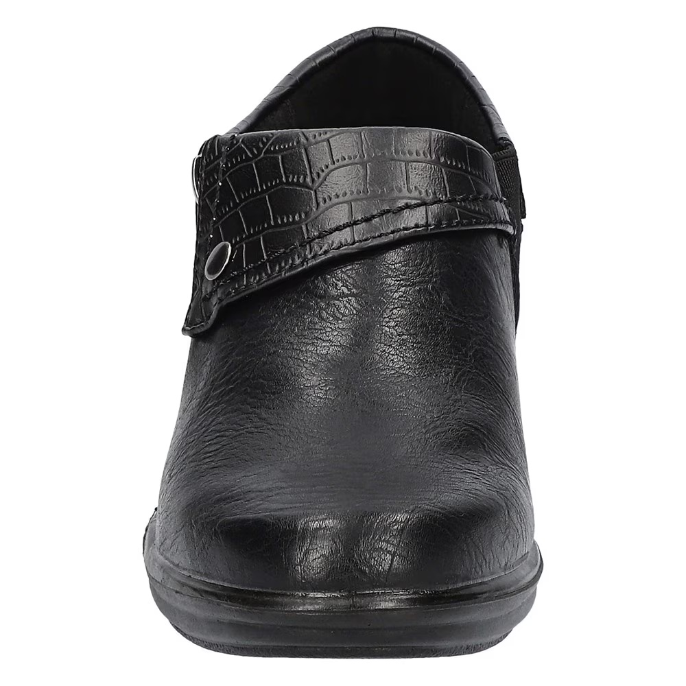 Ботильоны на щиколотке Darcy от Easy Street, black croco synthetic — фото 3