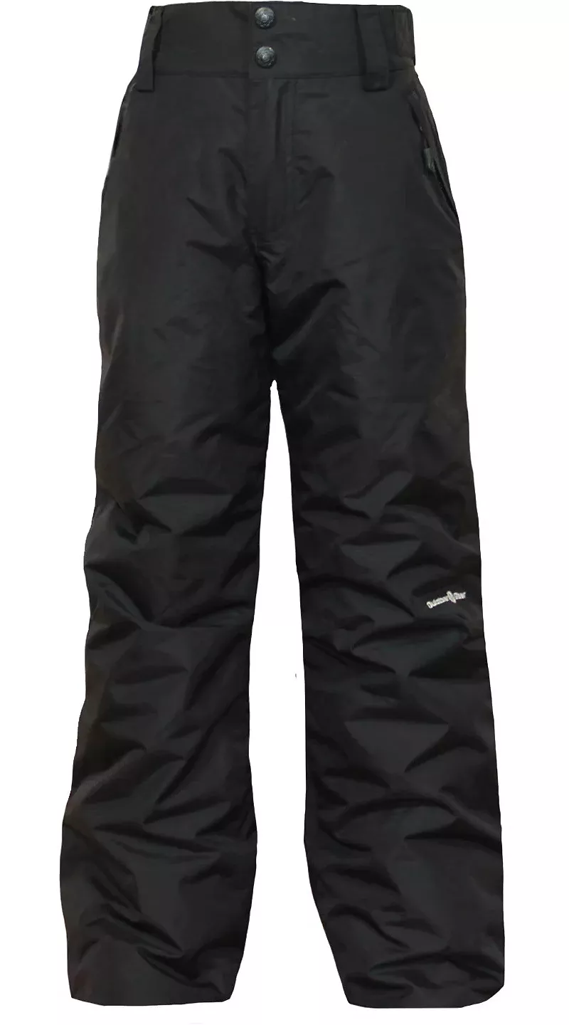 

Детские зимние брюки с гербом для активного отдыха на открытом воздухе Outdoor Gear, черный