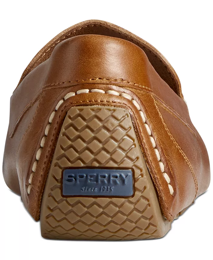 Мужские лоферы Davenport Venetian Driver Sperry, коричневый/бежевый — фото 2