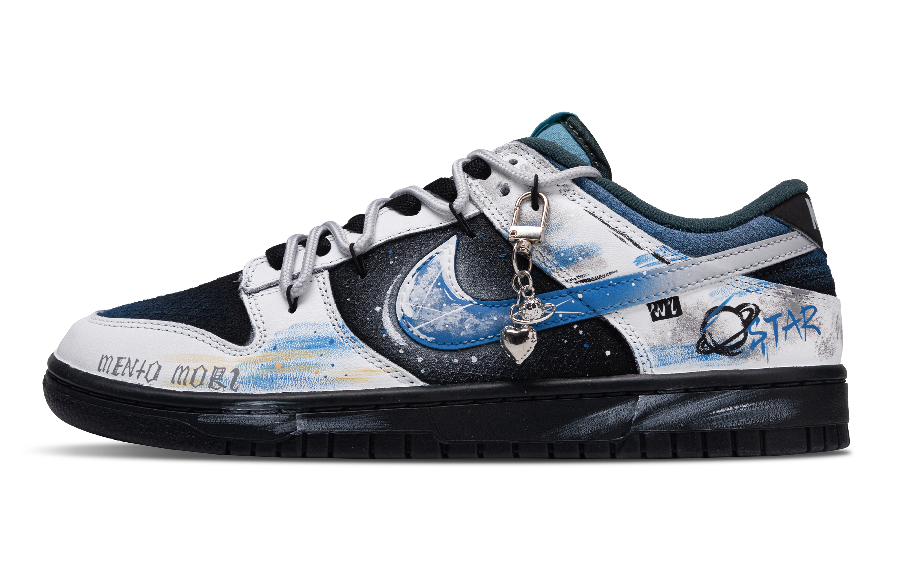 

Nike Кроссовки для скейтбординга Dunk Starry Sky Dream Shadow, износостойкие, дышащие, с низким верхом, мужские, королевского синего цвета