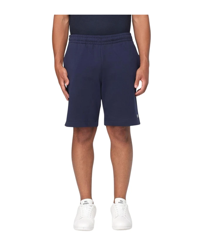 

Вязаные шорты на резинке для повседневного комфорта Lacoste, синий