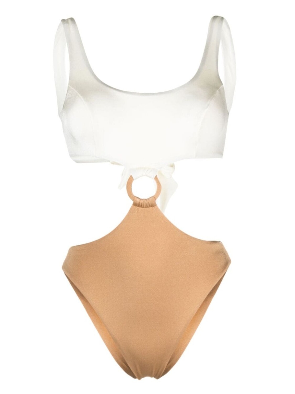 

Noire Swimwear купальник с вырезами, нейтральный цвет
