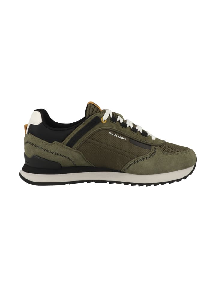 Низкие кеды Travis Sport Bold темно-зеленого цвета COLMAR — фото 3