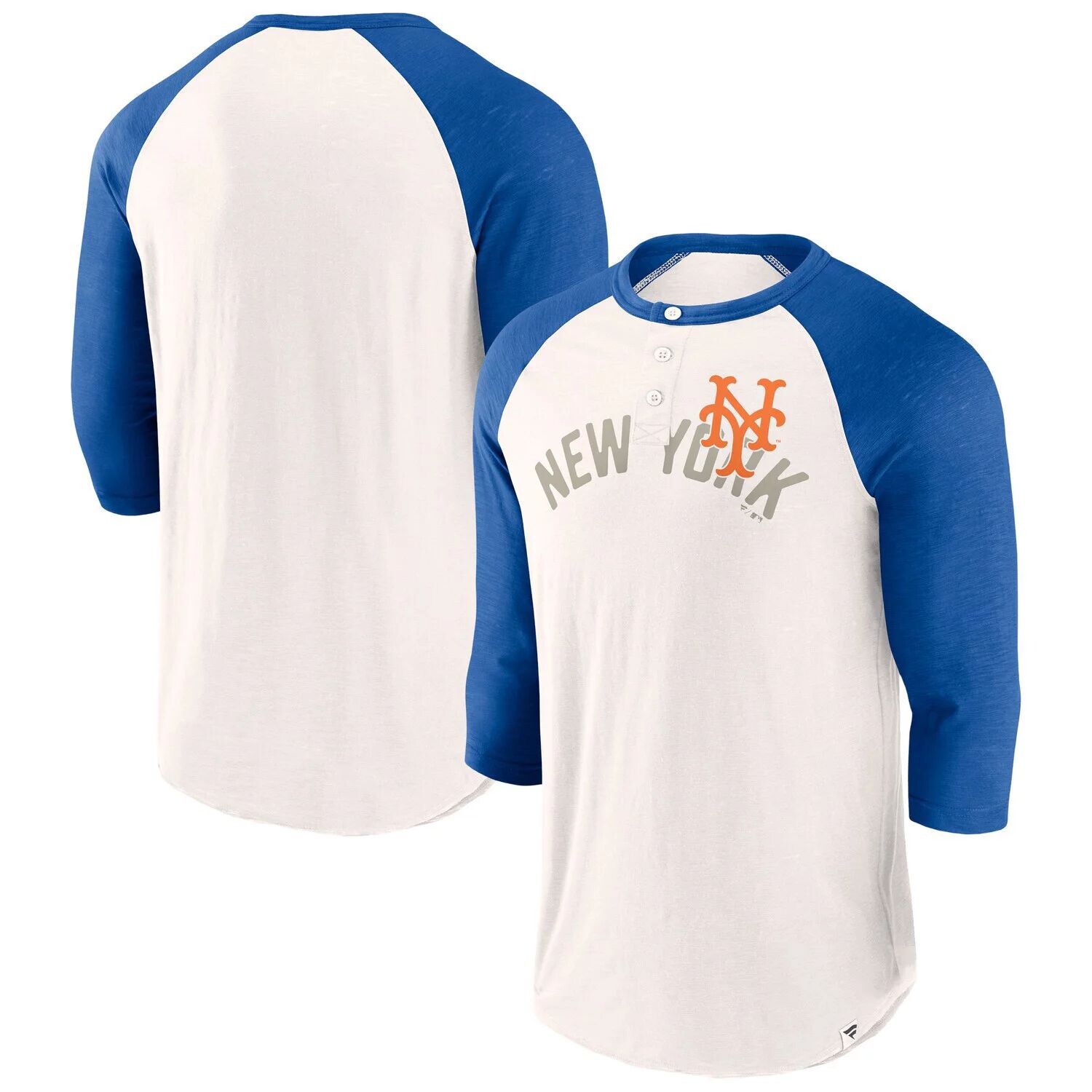 

Мужская футболка белого/королевского цвета New York Mets Backdoor Slider Raglan с рукавами 3/4 Fanatics, Белый, Мужская футболка белого/королевского цвета New York Mets Backdoor Slider Raglan с рукавами 3/4 Fanatics