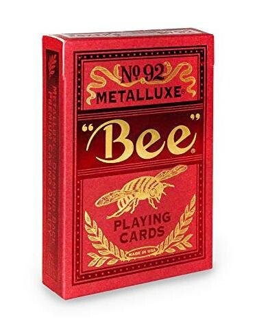 

Карты Bee Metalluxe красные ВЕЛОСИПЕДЫ Bicycle