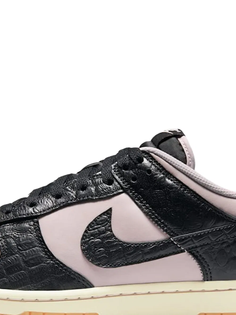 Низкие кроссовки Dunk в стиле ретро с имитацией крокодиловой кожи Nike, черный — фото 2