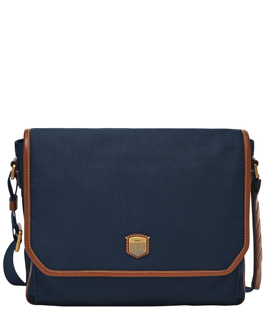 

Курьерская сумка Fossil Hayes, синий