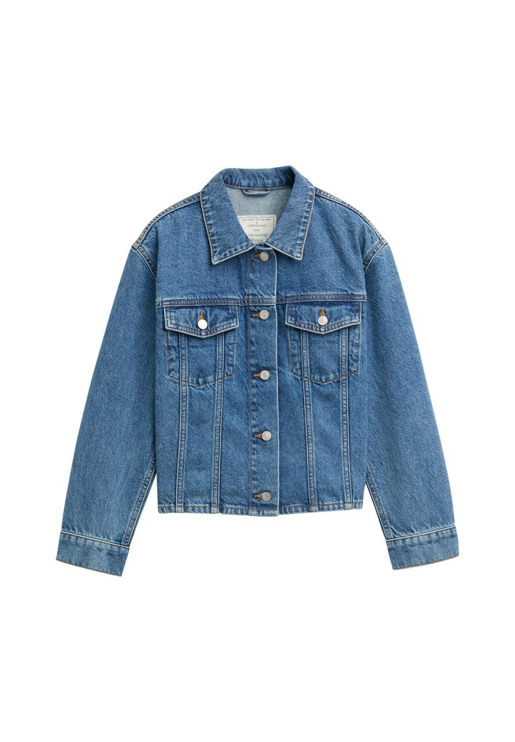 

Джинсовая куртка TOM TAILOR, цвет Clean Mid Stone Blue Denim
