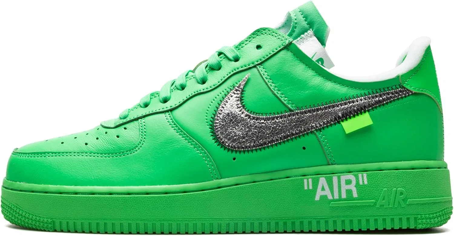 Кроссовки Nike Air Force 1 '07, мужские, цвет Lime Green Silver