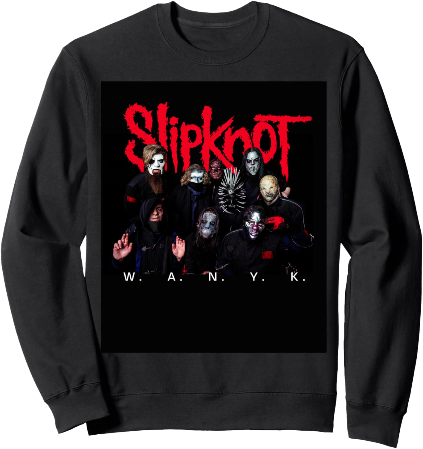 

Официальная толстовка Slipknot We Are Not Your Kind, черная, Черный, Официальная толстовка Slipknot We Are Not Your Kind, черная