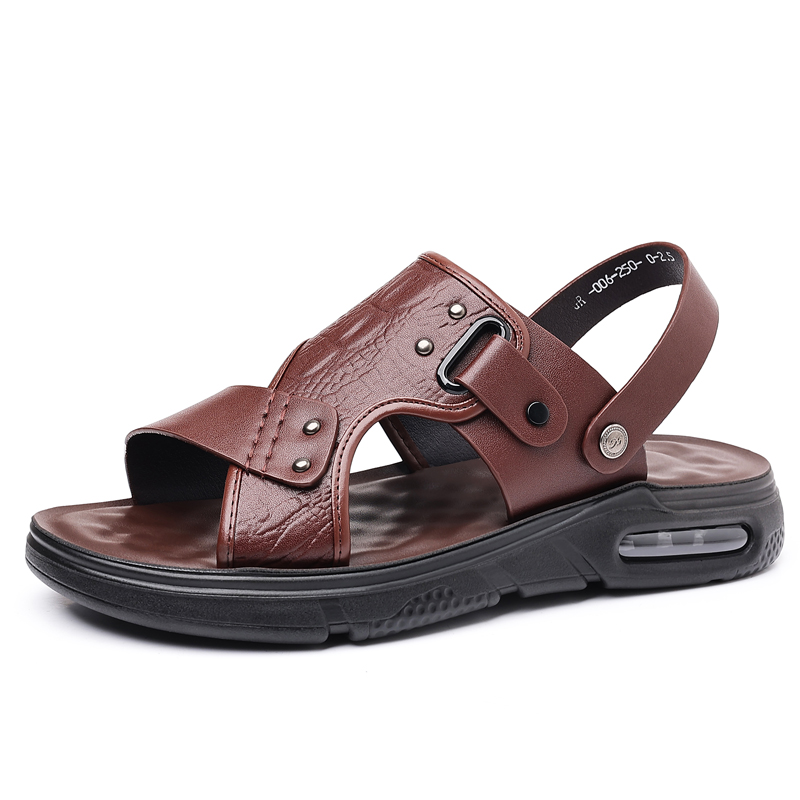 

POPULAR ROUSE PR Мужские пляжные сандалии коричневые, цвет Brown