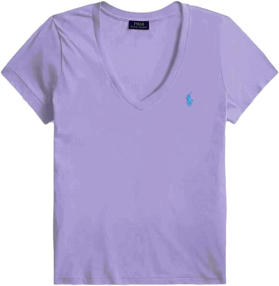 

Polo RL женская футболка с V-образным вырезом и пони POLO RALPH LAUREN, Rl Hampton Purple, Фиолетовый, Polo RL женская футболка с V-образным вырезом и пони POLO RALPH LAUREN, Rl Hampton Purple