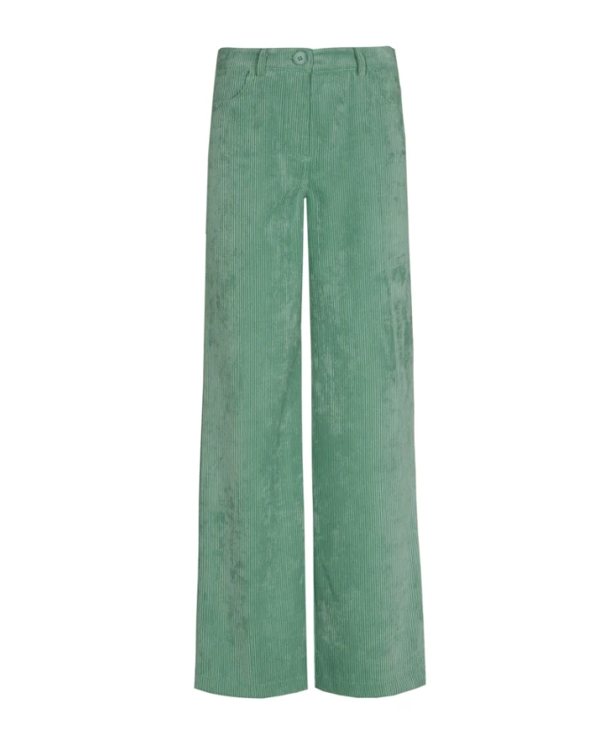 

Зеленые вельветовые брюки свободного кроя Marie Mãro, зеленый