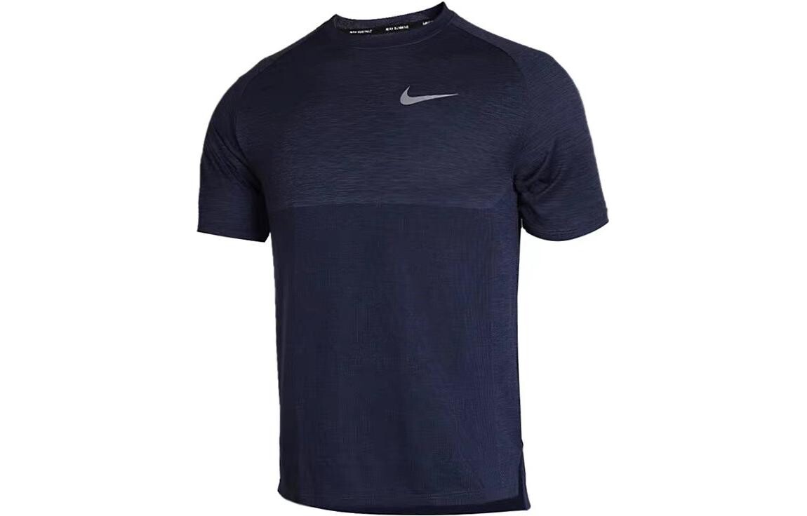 

Футболка Dri-Fit мужская темно-синяя Nike, темно-синий