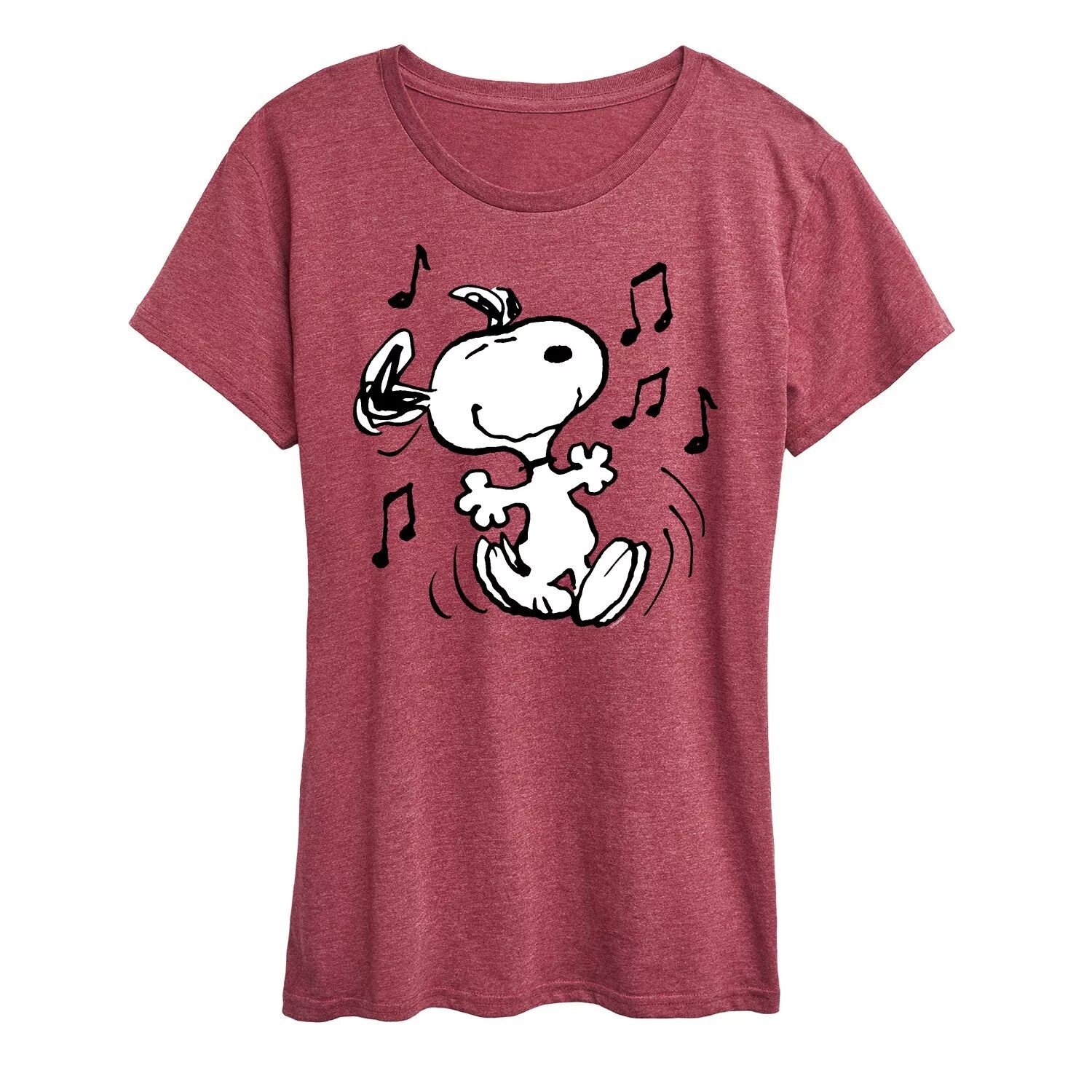 

Женская футболка с рисунком Peanuts Snoopy Dancing Licensed Character