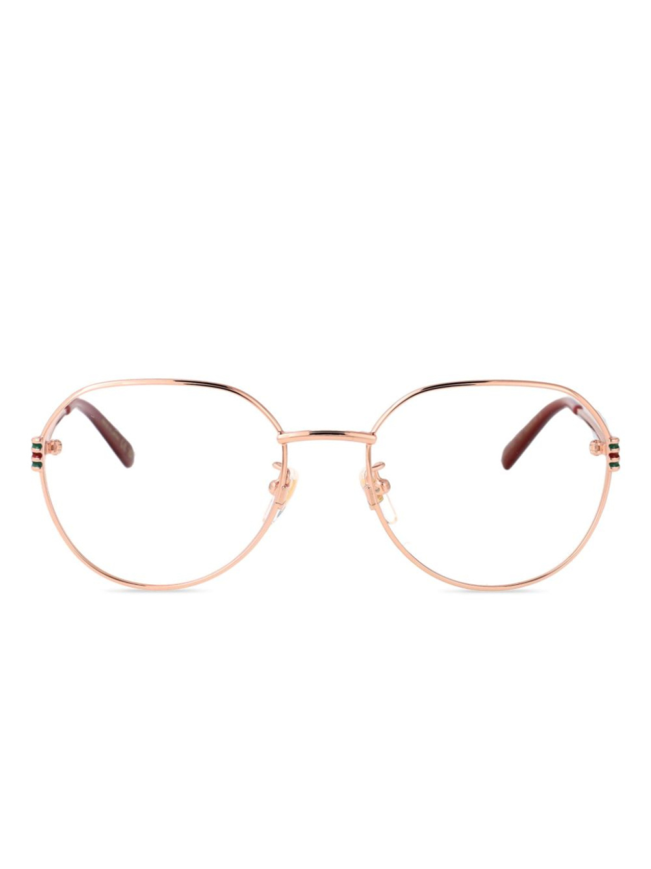 

Gucci Eyewear очки в круглой оправе, золотой
